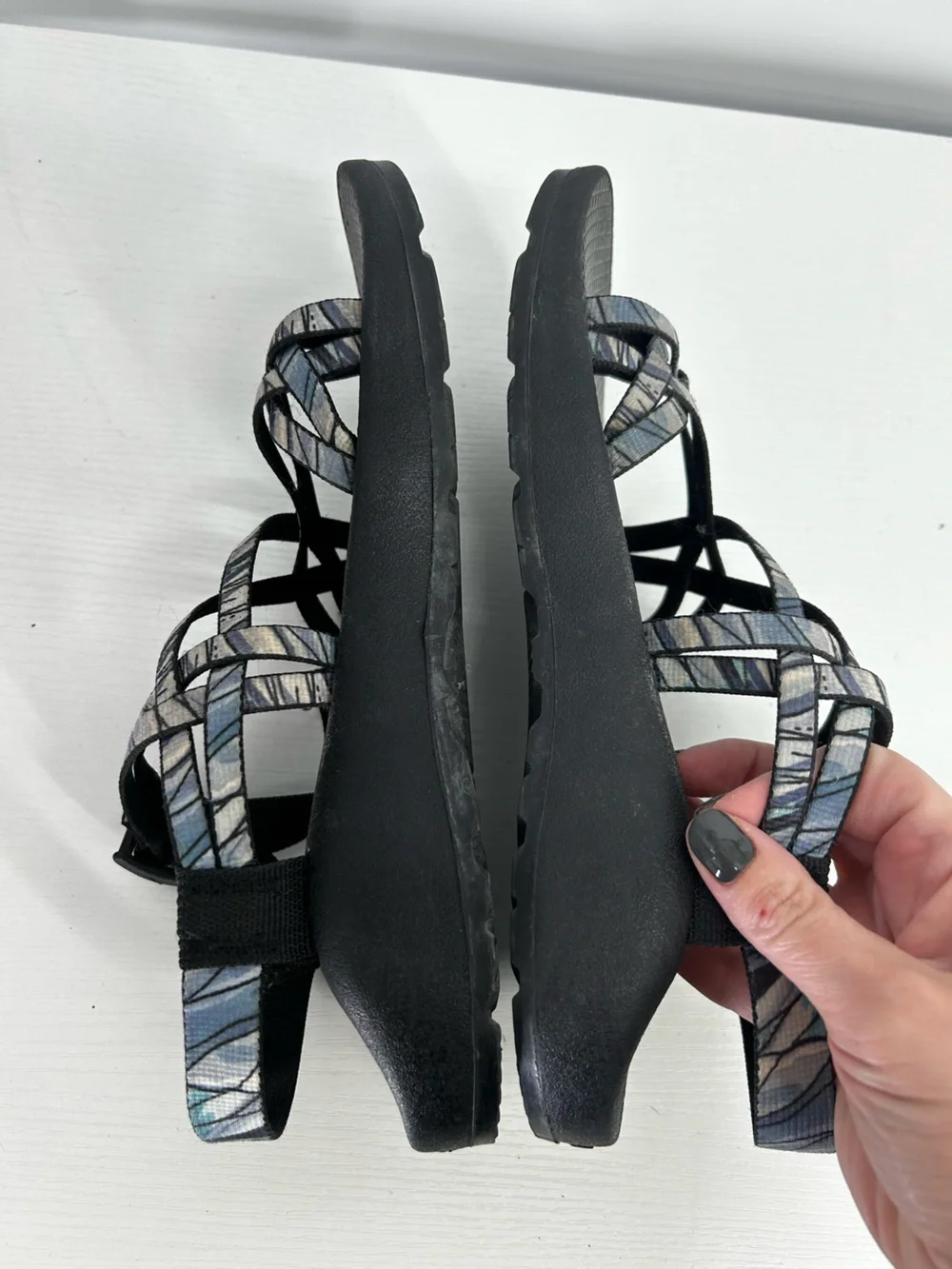 CHACO ZX/2 Sandals made in USA Blue 6 Womens